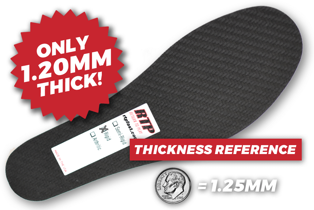 Rigid Carbon Fiber Inserts RTP Fast Return to Play Carbon Fiber