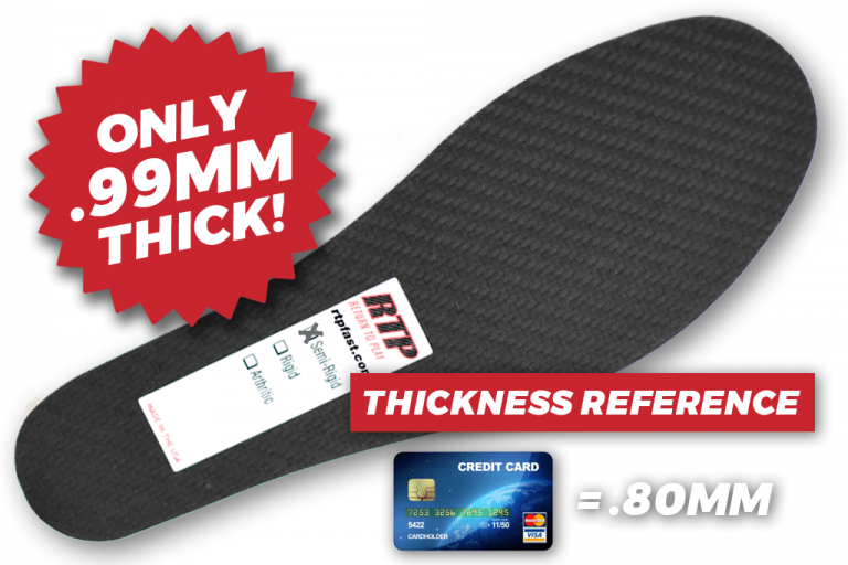 SemiRigid Carbon Fiber Inserts RTP Fast Return to Play Carbon